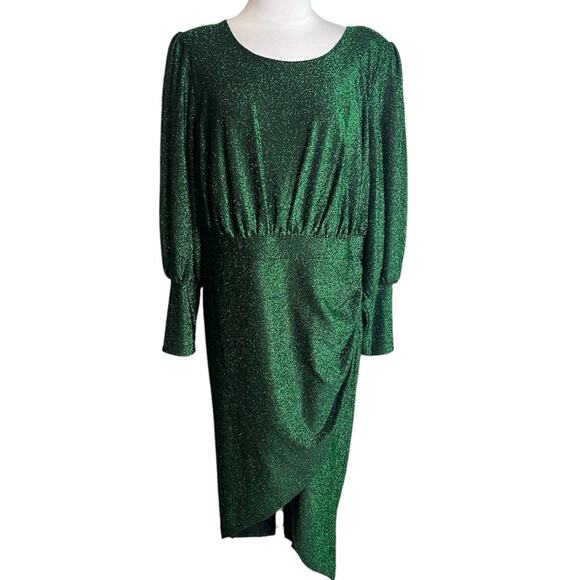 ELOQUII - Sparkle Maxi Dress with Wrap Skirt Sz 18 - Picture 6 of 11